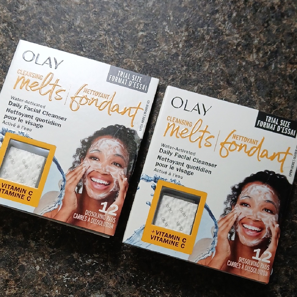 2/25🌞OLAY Cleansing Melts Vitamin C - Water-Activated Pads